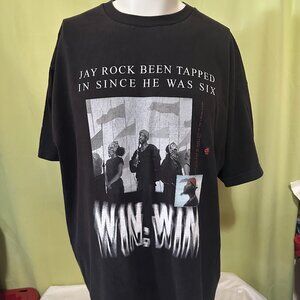 Jay Rock Win Win Top Dawg Entertainment Men's Black T Shirt 2XL XXL Been Tapped
